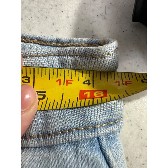 Levis 725 High Rise Bootcut Jeans Women 32 Light Wash Denim Cowgirl D21 - Picture 6 of 7